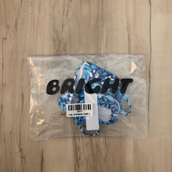 Bright Swimwear Fiona Bottom in Midnight Bloom, size small - Picture 5 of 5